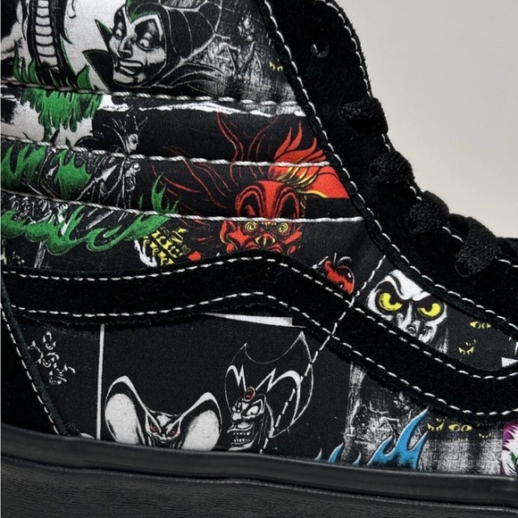 Vans Disney Sk8-Hi Villains Sneakers, Limited Edition- NWOB - Picture 6 of 10